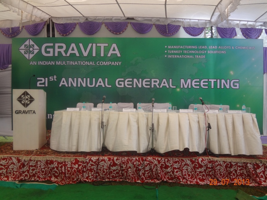 Gravita 21st Annual General Meeting